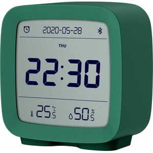 QINGPING Bluetooth Alarm clock (Temperature & RH monitor) - green kép
