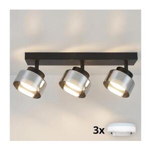 Brilagi -LED RGB dimmelhető spotlámpa AURA LUX 3xGX53/14W/230V Wi-Fi Tuya fekete/füstszínű BG3451+3xIM1490 kép