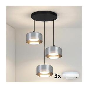 Brilagi - LED RGB dimmelhető csillár AURA LUX 3xGX53/14W/230V Tuya Wi‑Fi fekete/füstszínű BG3461+3xIM1490 kép