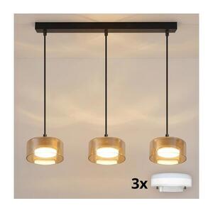 Brilagi - LED RGB dimmelhető csillár AURA LUX 3xGX53/14W/230V Wi-Fi Tuya fekete/arany BG3464+3xIM1490 kép