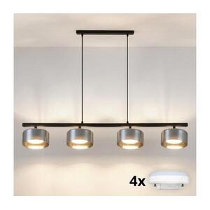 Brilagi - AURA LUX LED RGB dimmelhető csillár 4xGX53/14W/230V Wi-Fi Tuya fekete/füstszínű BG3467+4xIM1490 kép