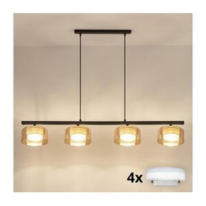 Brilagi - LED RGB dimmelhető csillár AURA LUX 4xGX53/14W/230V Wi‑Fi Tuya fekete/arany BG3468+4xIM1490 kép
