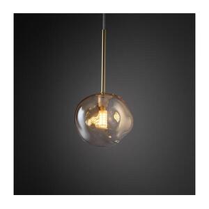 Brilagi - VULCANO kábeles csillár 1xG9/8W/230V átm. 15 cm arany/füstös bézs 11637 kép
