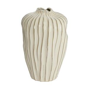 Krémszínű kerámia váza (magasság 30 cm) Vechhia – Light & Living kép