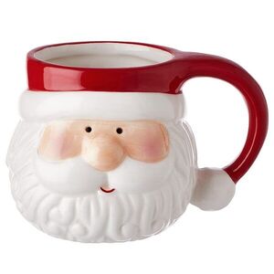 SANTA kerámia bögre, Mikulás 400ml , piros kép
