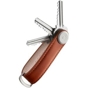 ORBITKEY Key Organiser Leather 2.0 - Cognac & Tan Stitching kép