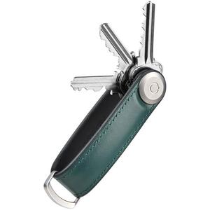 ORBITKEY Key Organizer Leather 2.0 - Pine Green kép