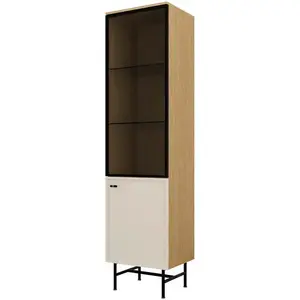 Vitrin Elora 3l/P Tavaszi tölgy/Macadamia kép