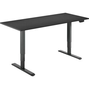 AlzaErgo Table ET1 NewGen fekete + asztallap, 140×80 cm laminált fekete kép