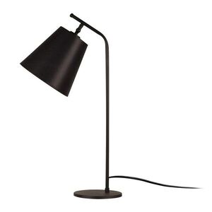 Fekete asztali lámpa textil búrával (magasság 67 cm) Salihini – Opviq lights kép