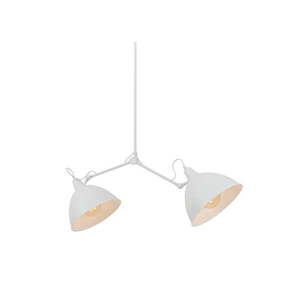 Fehér függőlámpa fém búrával 104x104 cm Coben - CustomForm kép