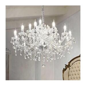 Ideal Lux - Kristály csillár láncon NAPOLEON 18xE14/40W/230V átm. 96 cm króm 167268 kép