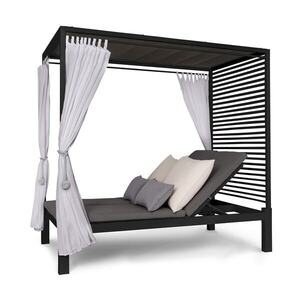 Blumfeldt Eremitage Double Lux, napozóágy, 4 fekvő pozíció, 2 személyes, 6 cm kárpit kép