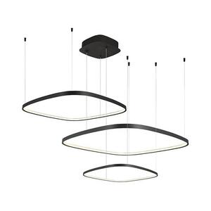 Viokef Lighting Dimmelhető LED kábeles csillár LORENZO LED/70W/230V 3000/4000/6000K fekete + távirányító 4319400 kép