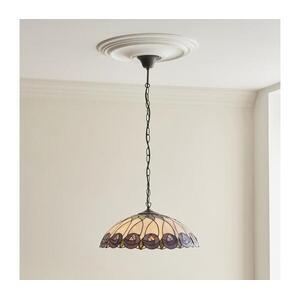 Endon 111985 - Láncos Tiffany csillár HUTCHINSON 3xE27/10W/230V átm. 50 cm 111985 kép