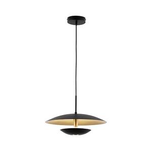 Viokef Lighting MONICA LED csillár kábelen LED/16W/230V fekete/arany 4242200 kép