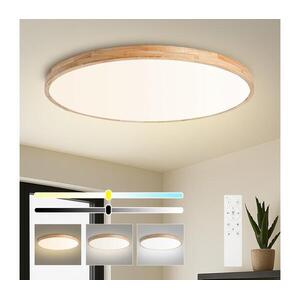 Brilagi -LED dimmelhető lámpatest WOODLINE LED/128W/230V 3000-6000K tölgy átm. 100 cm+távirányító BRI898 kép