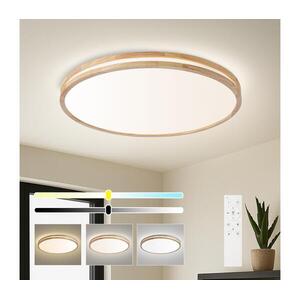 Brilagi - Dimmelhető LED lámpatest MOLINA LED/100W/230V 3000-6000K tölgy átm. 80 cm +DO BRI887 kép