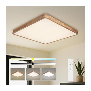 Brilagi - dimmelhető LED lámpatest WOODLINE SQUARE LED/100W/230V tölgy 80x80 cm + távirányító BRI902 kép