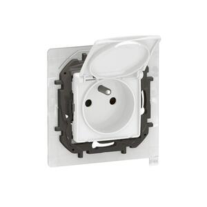 Legrand - Kültéri háztartási konnektor keret nélkül 250V/16A NILOE IP44 fehér NP3108WH kép