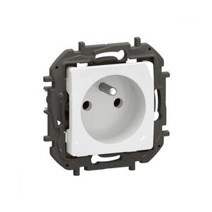 Legrand - Keret nélküli háztartási konnektor 250V/16A NILOE fehér NP3101WH kép