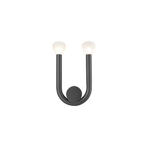 Viokef Lighting DELORI fekete fali lámpatest 2xG9/28W/230V 4324800 kép