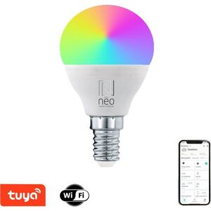 Immax NEO LITE Smart LED izzó E14 6 W RGB+CCT színes és fehér, dimmelhető, WiFi, P45 kép