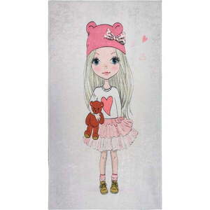 Mosható gyerek szőnyeg 160x230 cm Cute Girl and the Bear – Vitaus kép