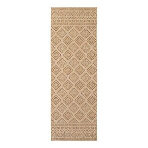 Bézs kültéri-beltéri futószőnyeg 80x250 cm Mira 1452 – Ayyildiz Carpets kép