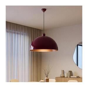 Brilagi - LED függőlámpa kábellel METALO 1xE27/40W/230V átm. 60 cm bordó/rézszínű 118OPV1124 kép
