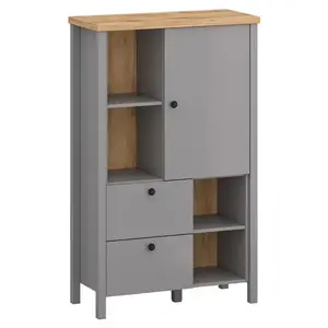 Regál 1D2S Melini Gray C kép