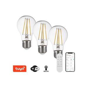 NEO 07806CDO - 3 darabos szett LED CCT dimmelhető E27 izzó 7, 3W/230V Wi‑Fi+távirányító 07806CDO kép