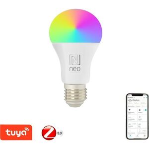 IMMAX NEO Smart izzó LED E27 11W RGB+CCT színes és fehér, dimmelhető, Zigbee kép