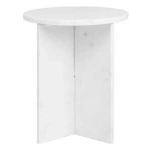 Márvány kerek tárolóasztal ø 40 cm Savio – Premier Housewares kép