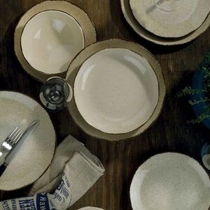 Porcelán étkészlet, 24 db-os, Törtfehér - PROVENCE - Butopêa kép