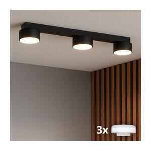 Brilagi - LED RGB dimmelhető beépíthető spotlámpa MONO 3xGX53/14W/230V Wi-Fi Tuya fekete BG4572+3xIM1490 kép