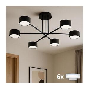 Brilagi - LED RGB dimmelhető felületre szerelhető csillár MONO 6xGX53/14W/230V Wi-Fi Tuya fekete BG4576+6xIM1490 kép