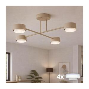 Brilagi - dimmelhető RGB LED felületre szerelhető csillár MONO 4xGX53/14W/230V Wi-Fi Tuya fekete BG4585+4xIM1490 kép