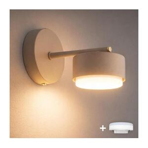Brilagi - LED RGB dimmelhető fali lámpa MONO 1xGX53/14W/230V Wi-Fi Tuya bézs BG4587+IM1490 kép