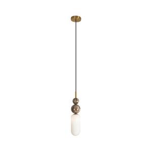 MAXLIGHT P0642 - Kábeles függőlámpa NOVA 1xG9/12W/230V Ø 12 cm arany P0642 kép