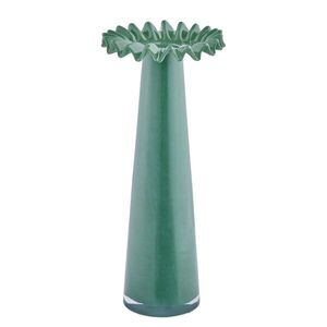 ANEMONE üveg váza 26cm zöld kép