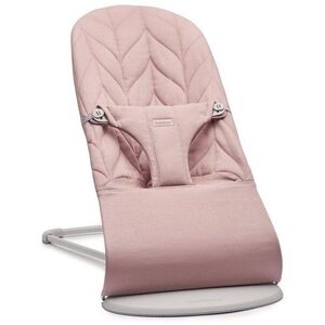 Babybjorn BLISS Dusty - pink Petal Woven, világosszürke konstrukció kép