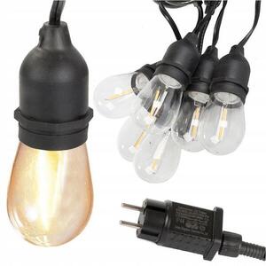 Verk 12300 LED kültéri dekorációs füzér 20 izzó, IP44, 20 m kép