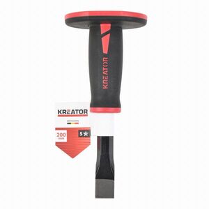 KREATOR KRTH23906 Laposvéső műanyag kézvédővel, 21×200 mm kép