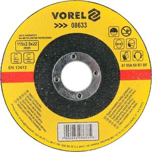 Vorel fémvágó korong 115 x 22 x 2, 5 mm kép