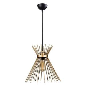 Aranyszínű fém függőlámpa Izmir – Squid Lighting kép