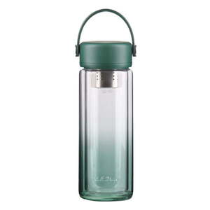 Zöld üveg ivópalack 350 ml Fuori – Vialli Design kép