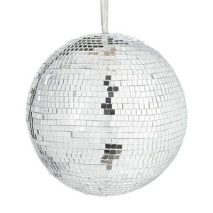 DISCO akasztható disco gömb, Ø 15 cm, ezüst kép