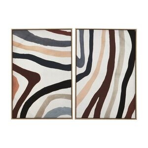 Keretezett-vászon kép szett 2 db-os 63x93 cm Astratto – Premier Housewares kép