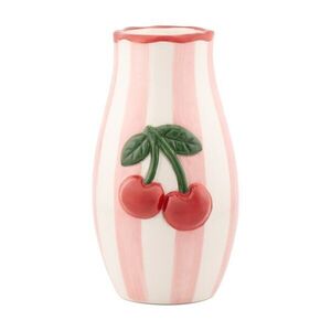 Dolomit kézzel festett váza Cherry – Sass & Belle kép